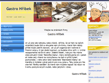 Tablet Screenshot of gastrohribek.cz